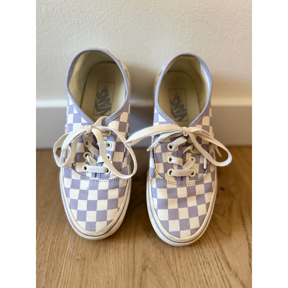 Vans Authentic Checkerboard Lavender White